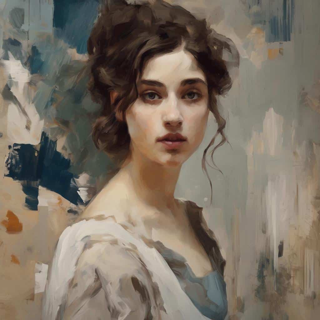 Ουάου, ένα εκπληκτικό έργο τέχνης με γυναικεία μορφή σε ποπ στυλ.