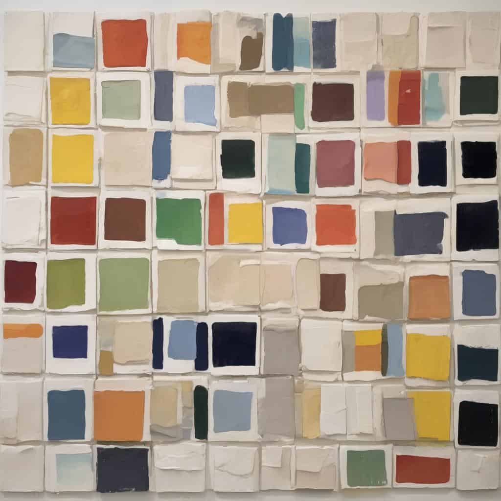 Ζωγραφιά με πολύχρωμα καμβάδες και καφέ πινελιές, μια καλλιτεχνική ιδέα που σημάδεψε εποχές και ενέπνευσε την τέχνη.